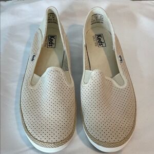 Keds Perforated Slip On Sneakers‎ Beige Espadrille Style Women Size 11